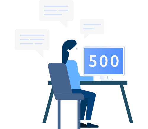 500 에러 이미지